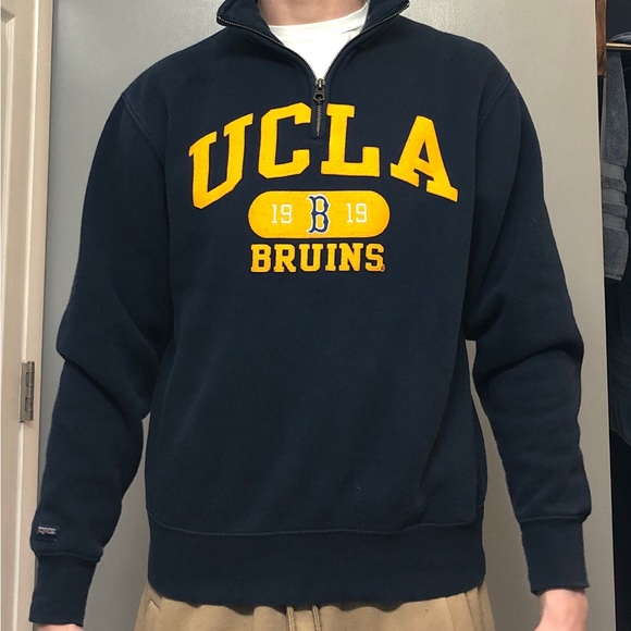 VTG UCLA Bruins Jansport quarter zip up size Small - Picture 1 of 2